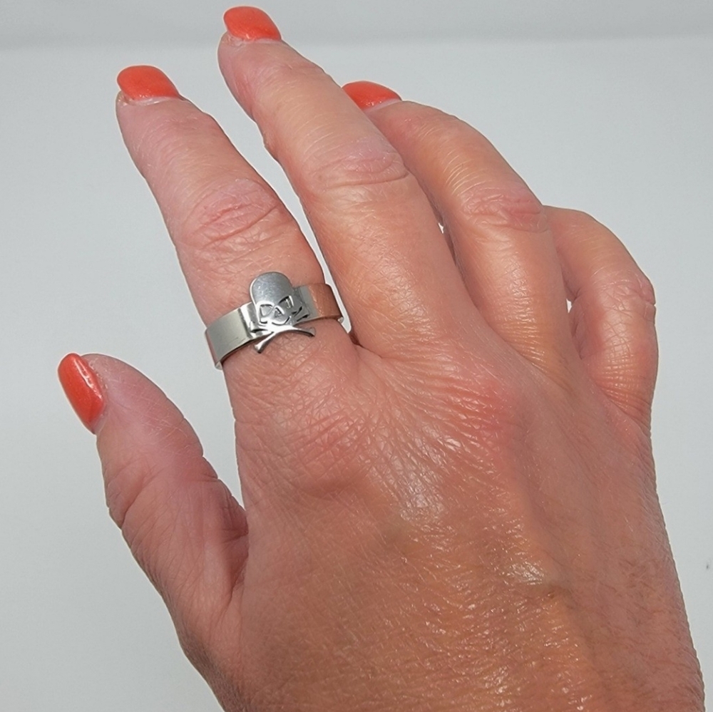 Skull Stainless Steel Ring.